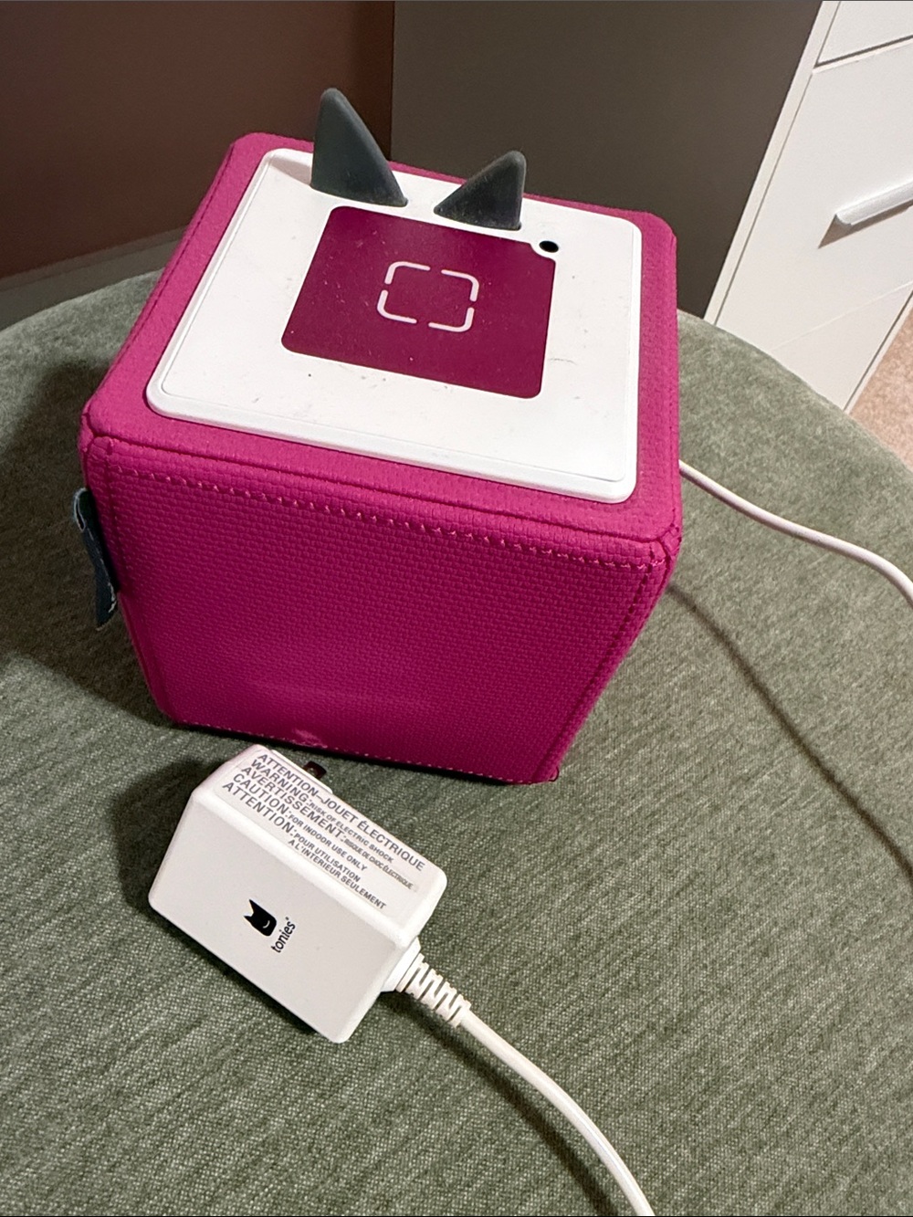 Tonies Pink Audio Player Cube